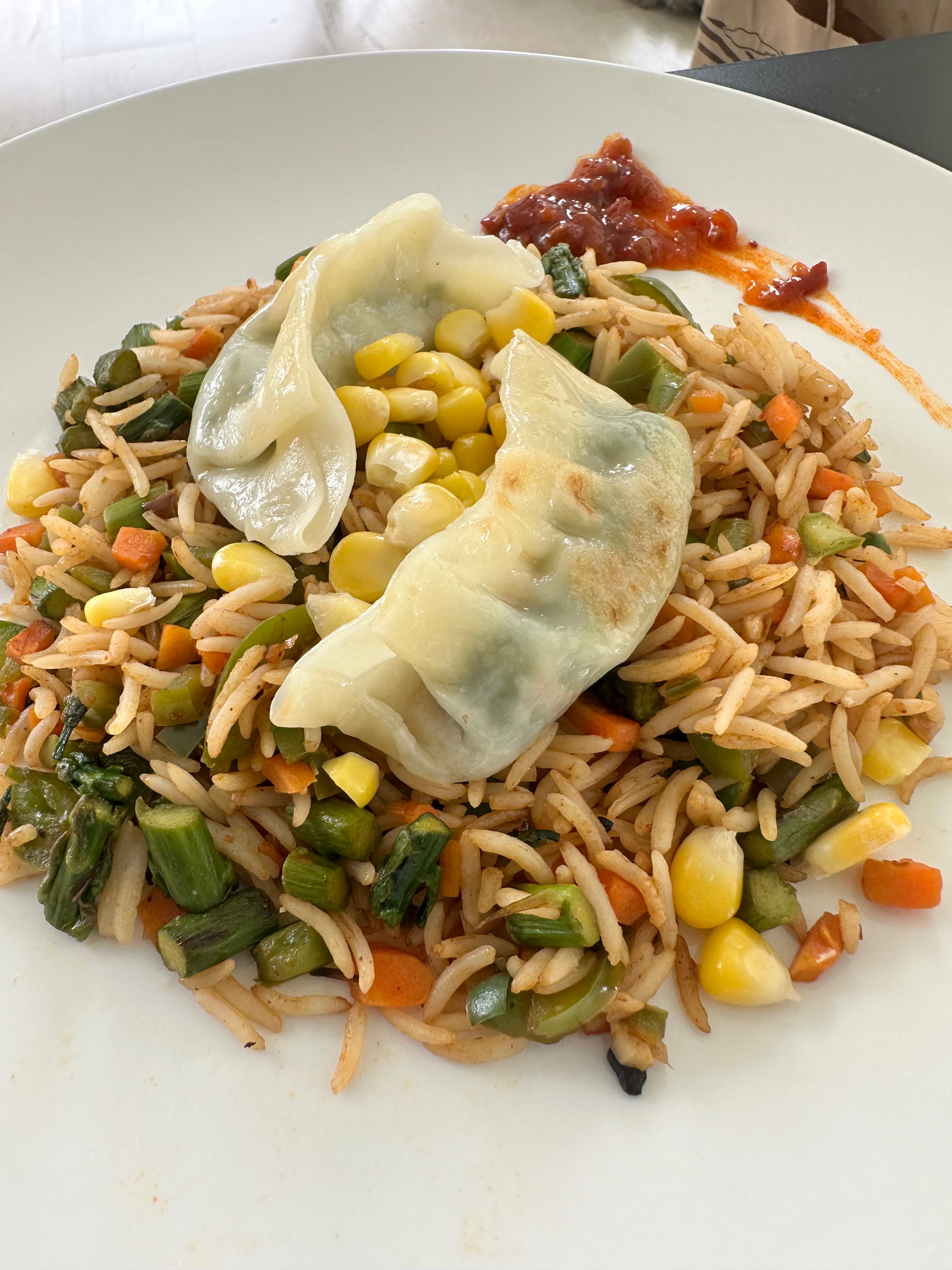 Akash Rajput cooking Indian food at home