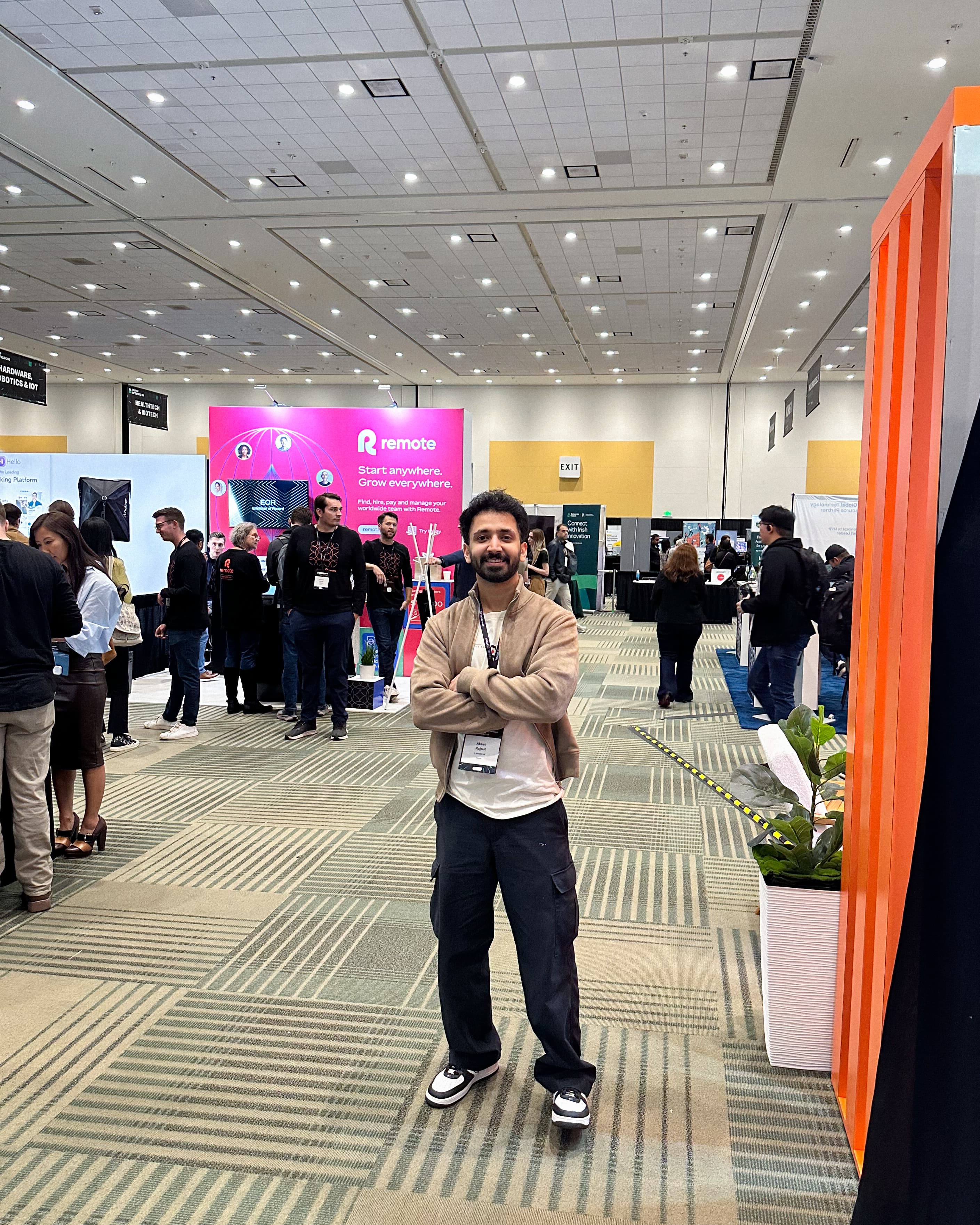 Akash Rajput out and about