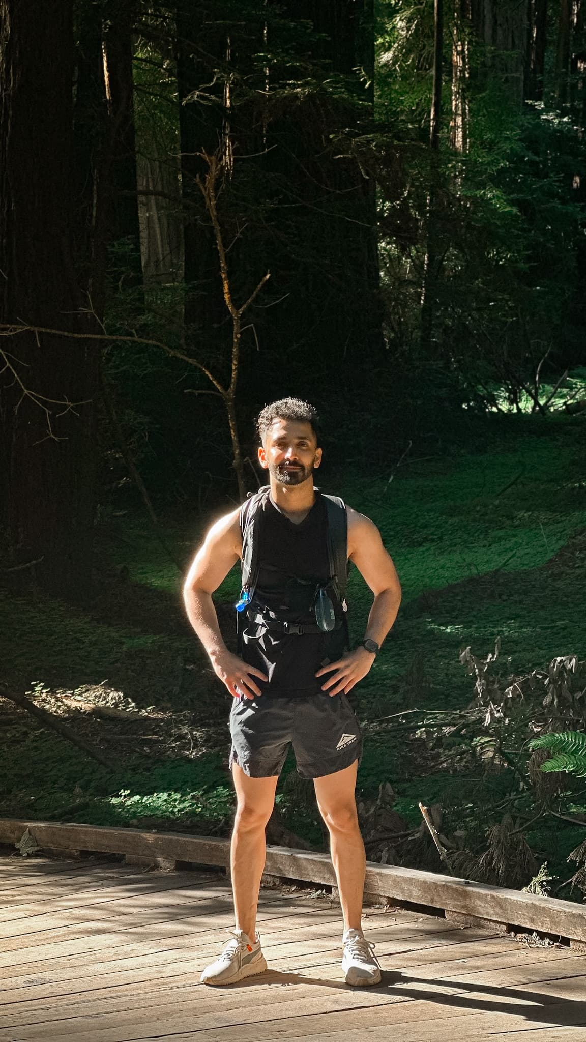 Me standing on stage at SmashingConf giving a talk about my optimism for the web